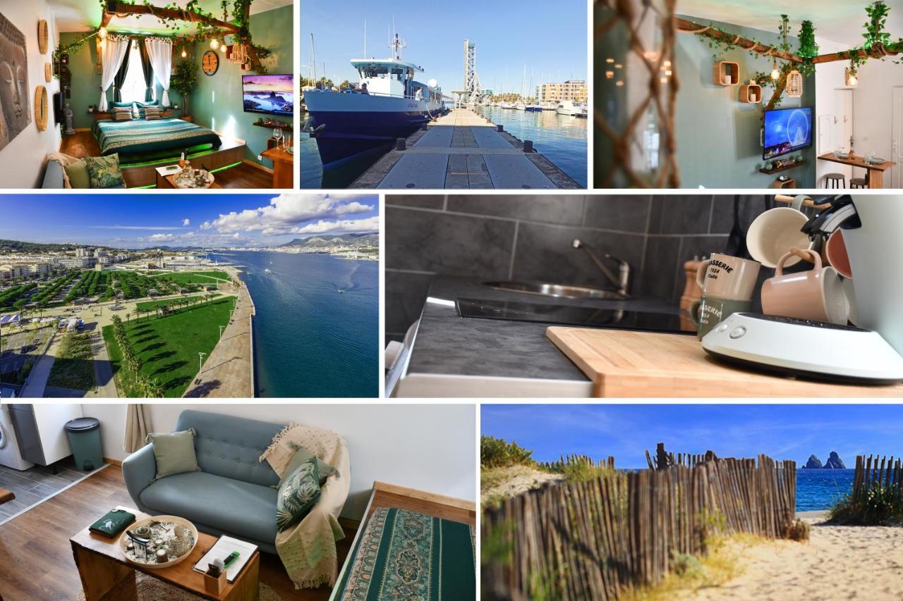 Le Patio H24,Cosy,Port,Plage,Wifi,Netflix 라센느쉬르메르 외부 사진